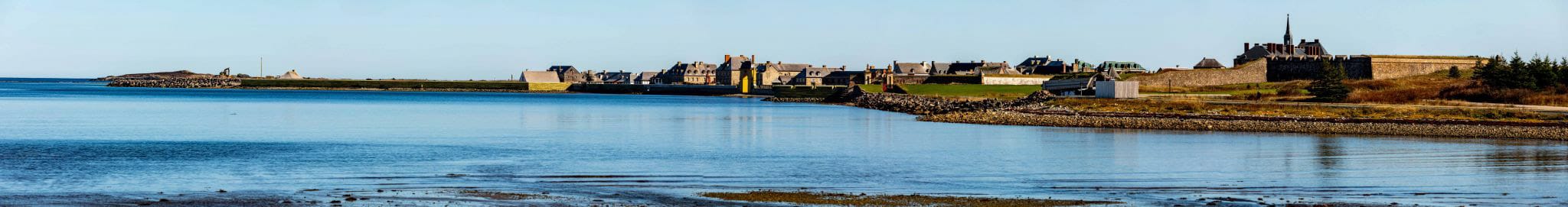 Fortress of Louisbourg pano Cape Breton Nova Scotia, Canada