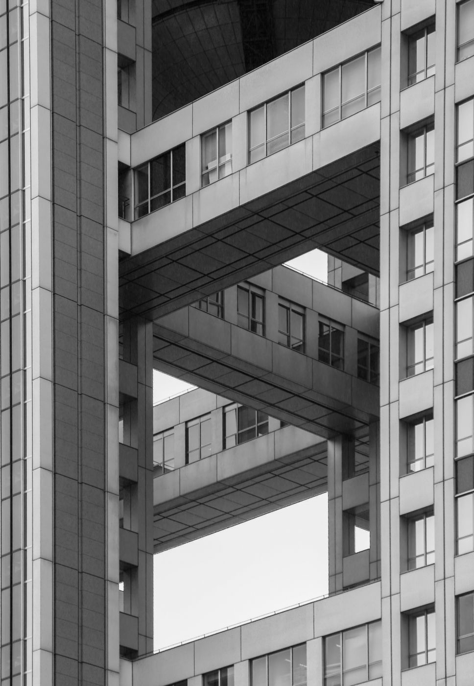 Fuji TV building, Odaiba, Japan