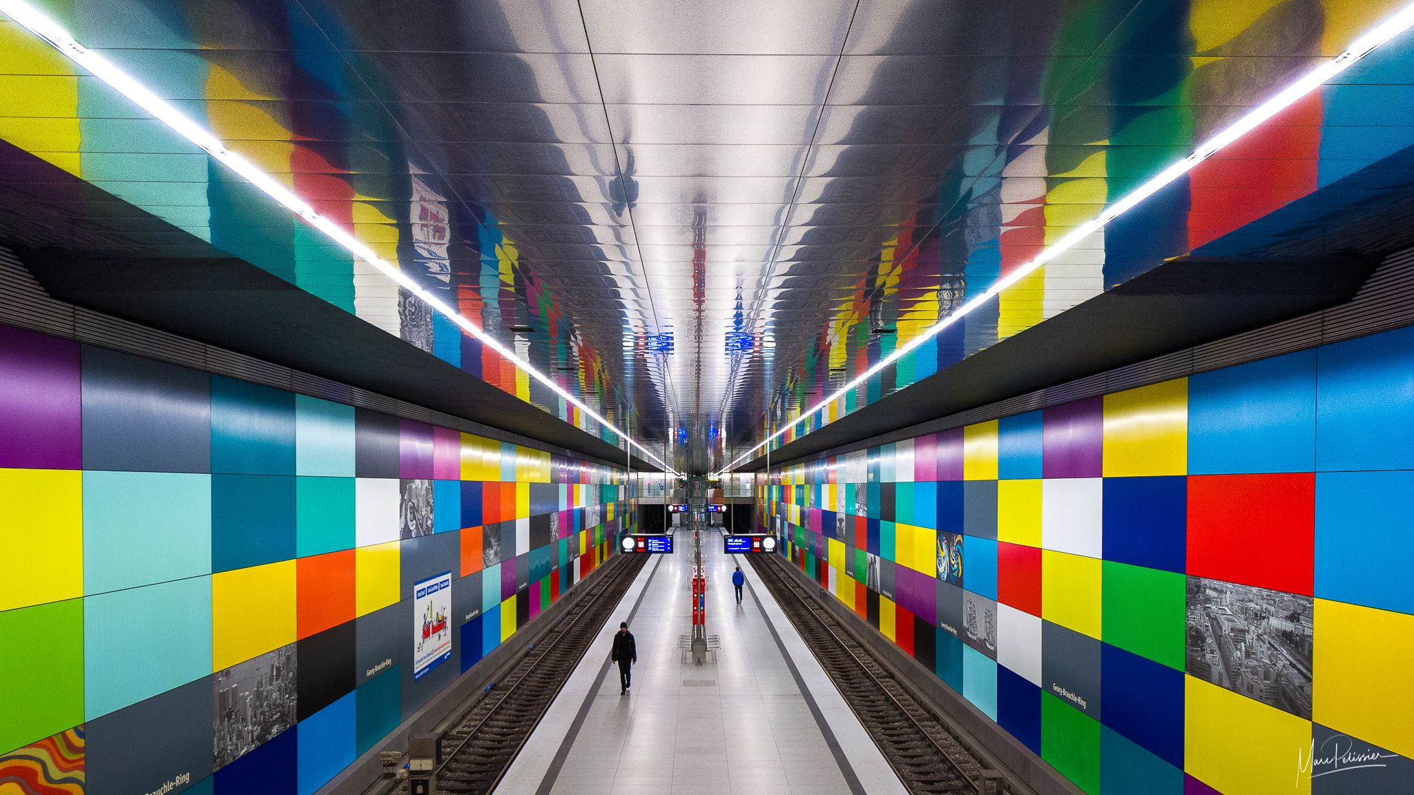 “Georg-Brauchle-Ring“ (Subway Station), Munich, Germany