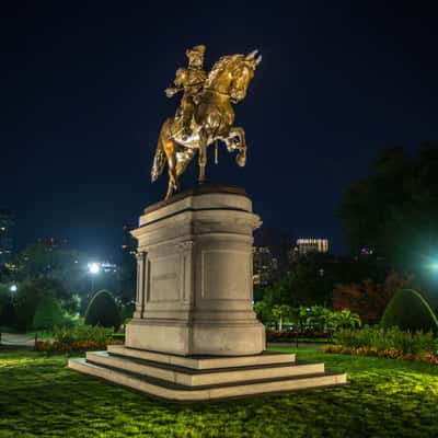 George Washington Statue Boston Public Garden, Boston, USA
