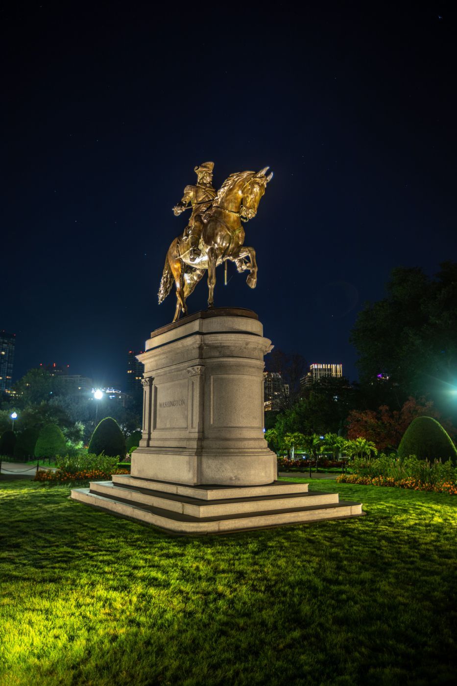 George Washington Statue Boston Public Garden, Boston, USA