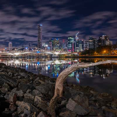 Go Between Bridge from Bicentennial Bikeway, Australia