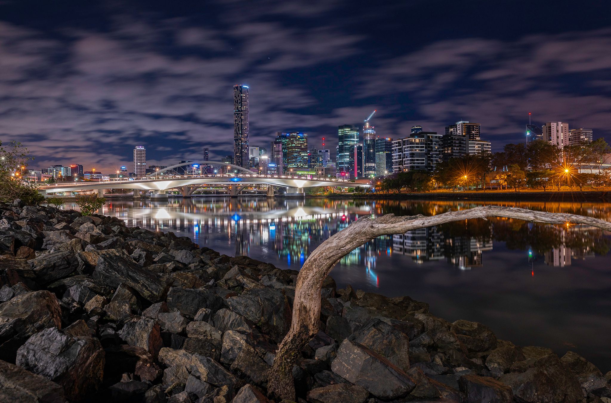 Go Between Bridge from Bicentennial Bikeway, Australia