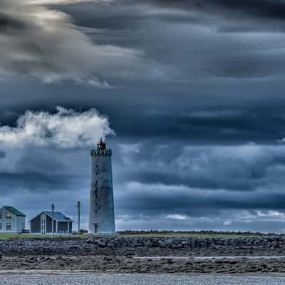 Grótta Island Lighthouse, Reykjavík, Iceland