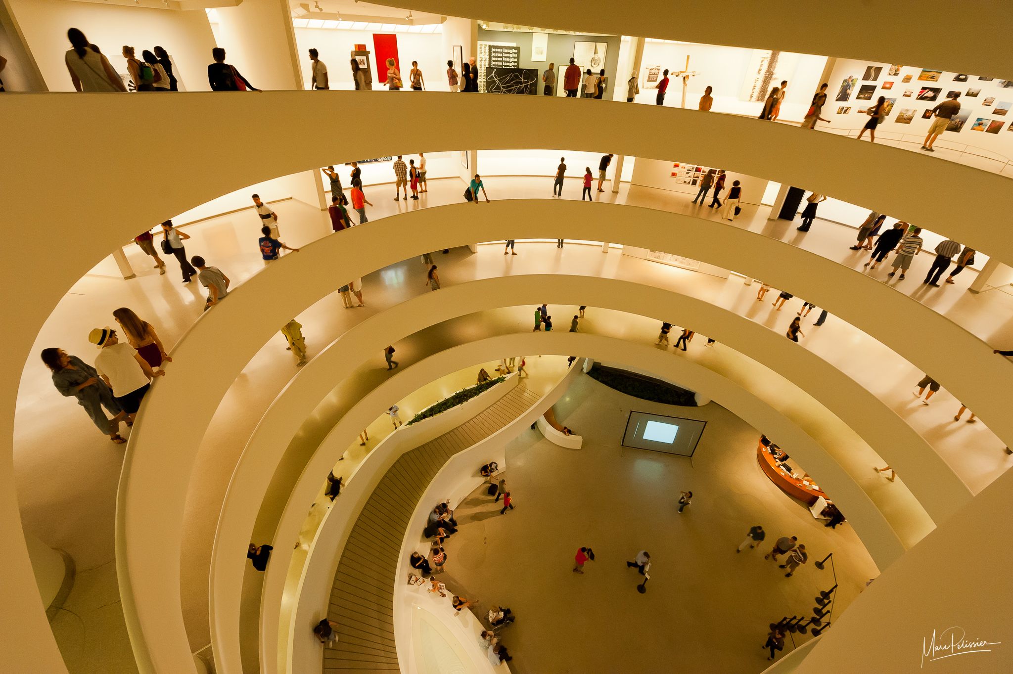 Inside Guggenheim Museum, New York City, USA