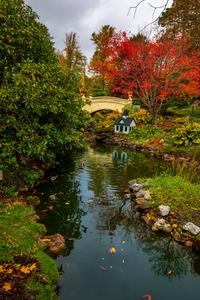 Halifax Public Gardens, bridge, Nova Scotia