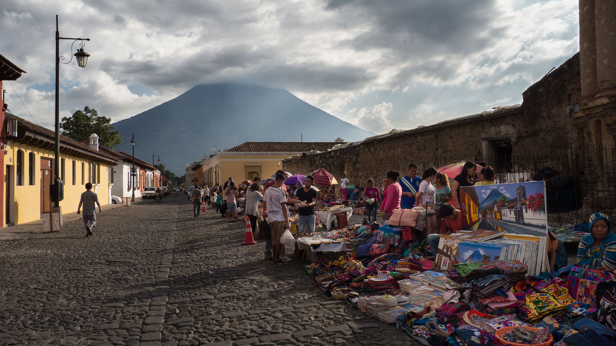 Handicrafts street Antigua, Guatemala