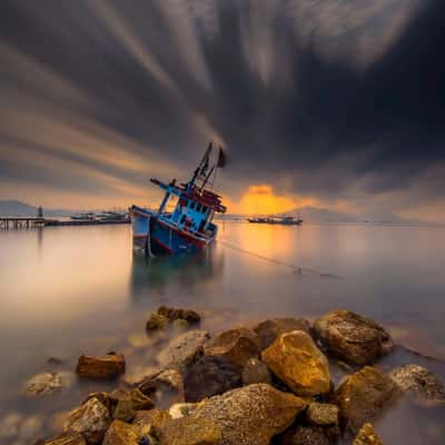 HARNAS BEACH WRECKED SHIP, Indonesia