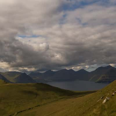 Hiking between Trollanes and Miklaladur, Faroe Islands