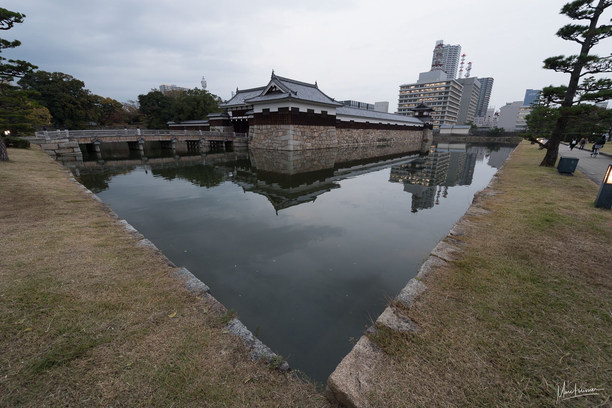 Hiroshima castle angle, Japan