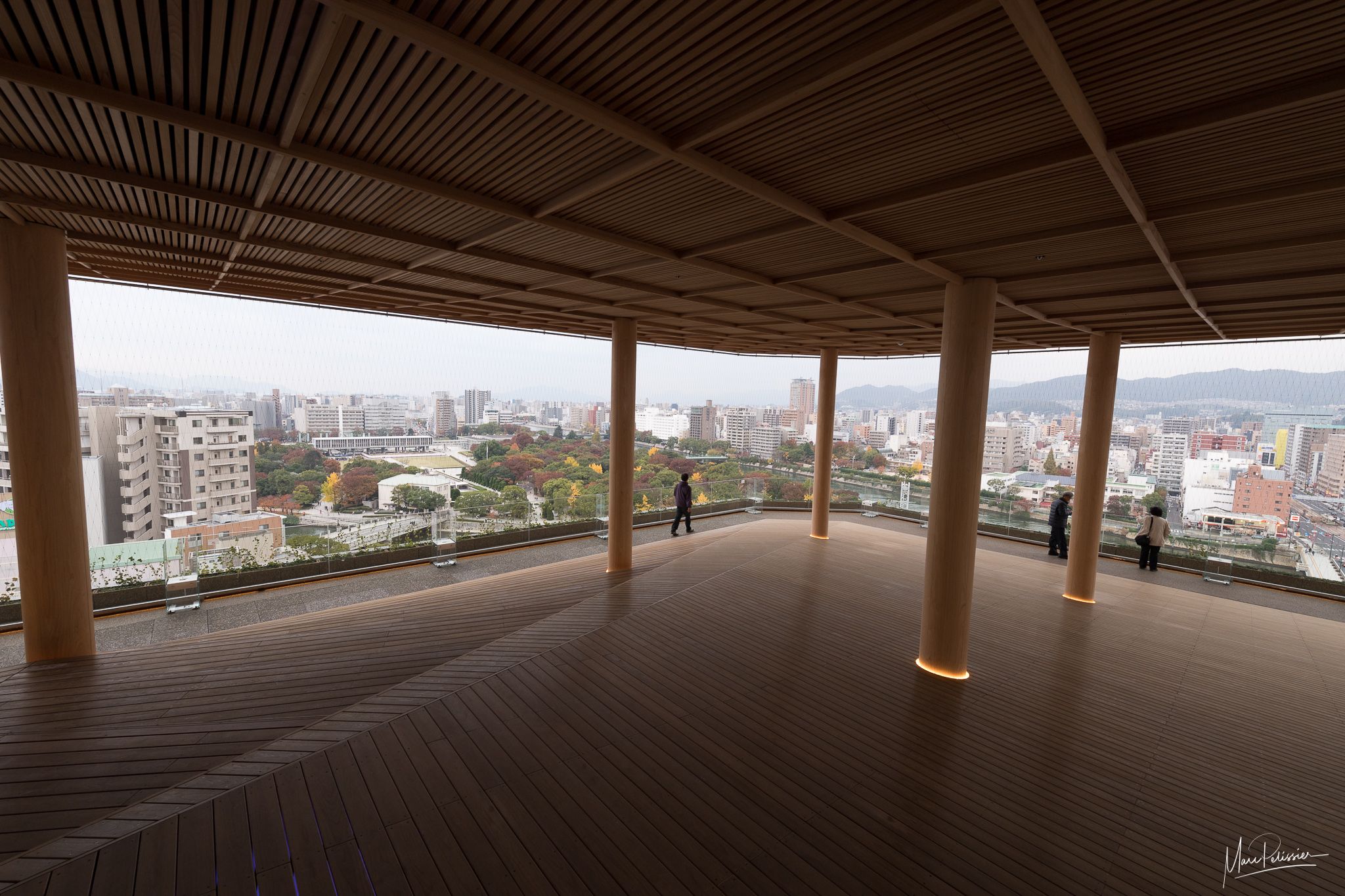 Hiroshima dome from Orizuru tower, Japan