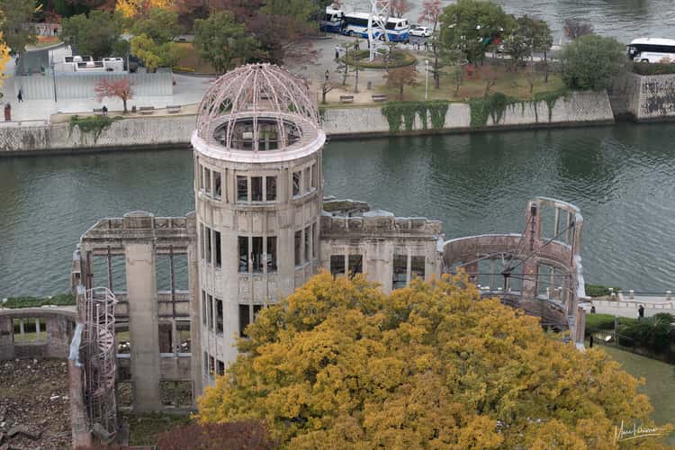 Hiroshima dome from Orizuru tower