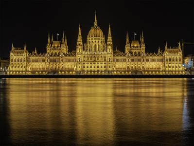 Hungarian Parliament Building from Buda, Budapest