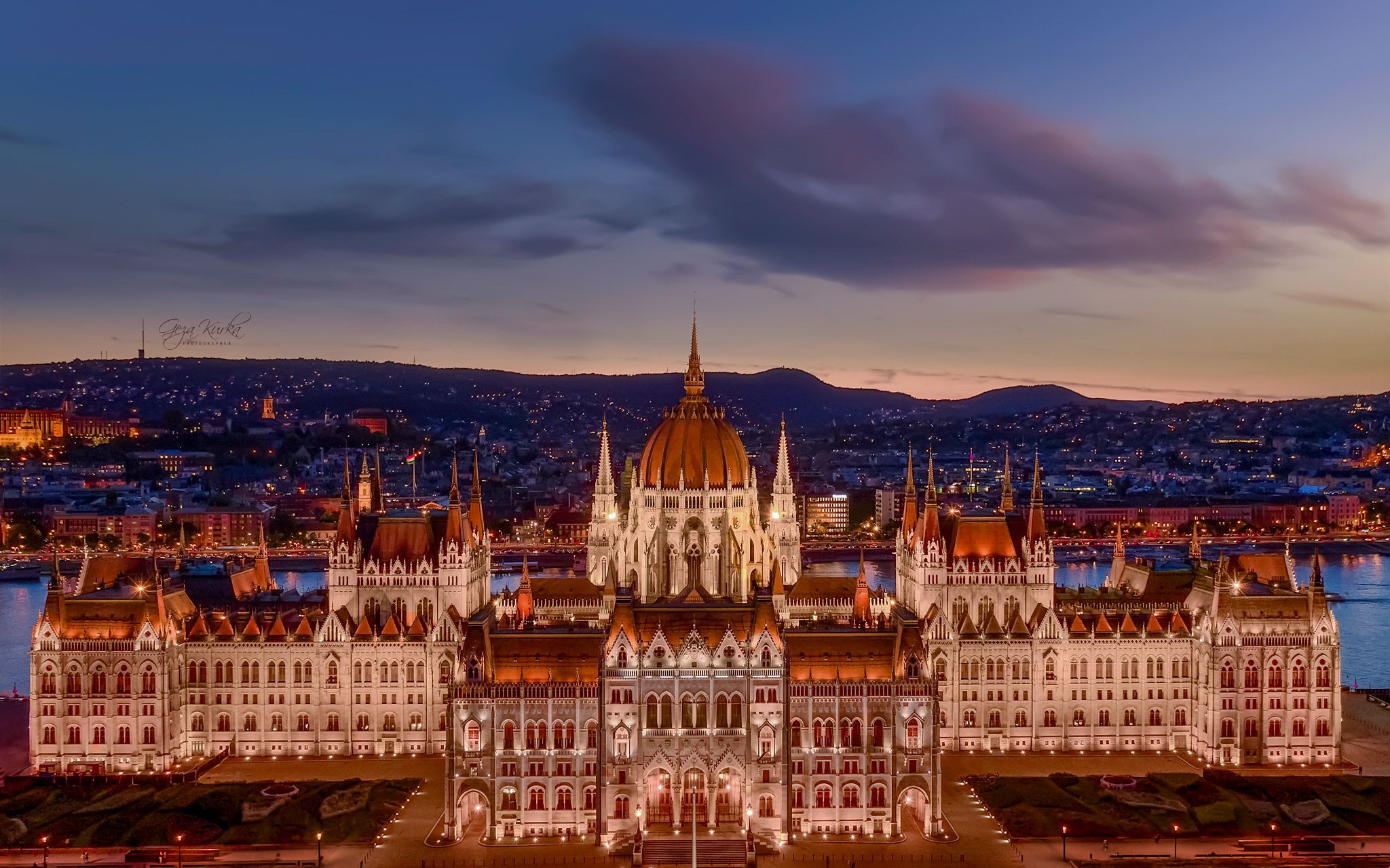 Hungarian Parliament, Budapest, Hungary