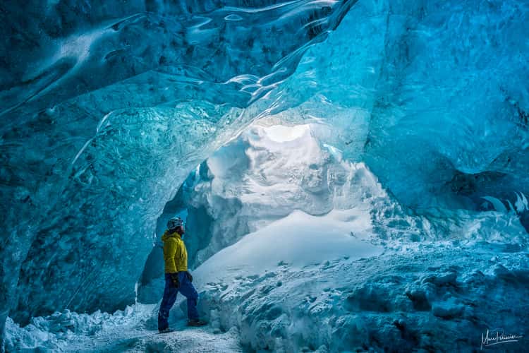Ice cave near Jökulsárlón