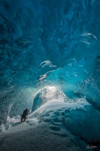 Ice cave near Jökulsárlón