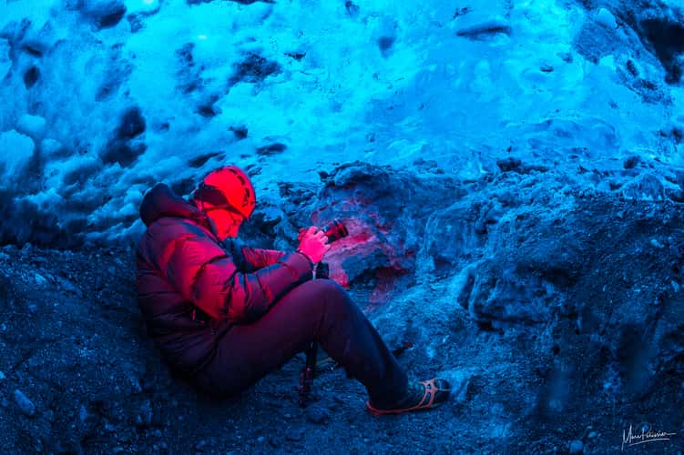 Ice cave near Jökulsárlón