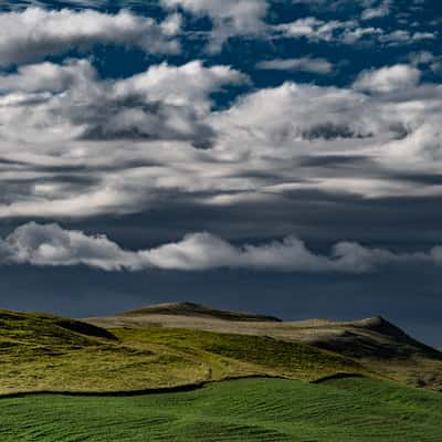 Iceland colored hills, Iceland