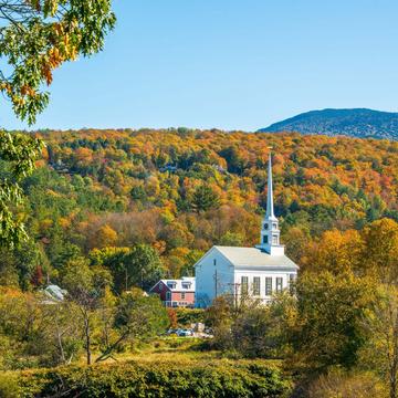 Indian summer in Stowe, VT, USA