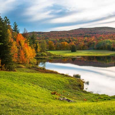 Indian Summer in Vermont, USA