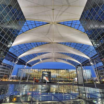 Interior, Munich Airport, Germany