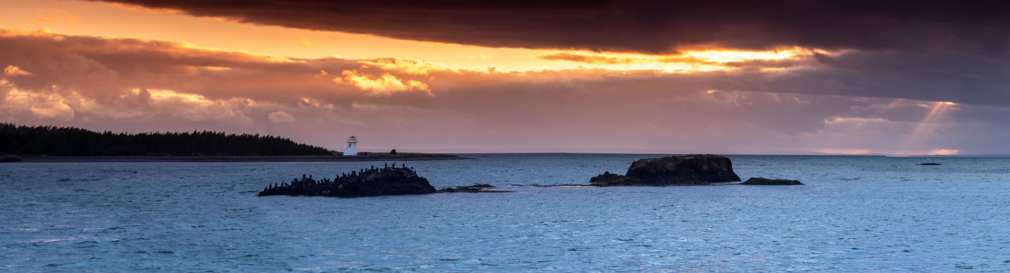 Jerseyman Island Lighthouse, Isle Madame, Nova Scotia, Canada