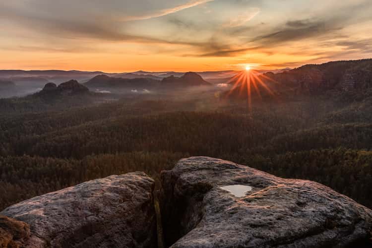 Gleitmannshorn, Kleiner Winterberg, Saxon Switzerland