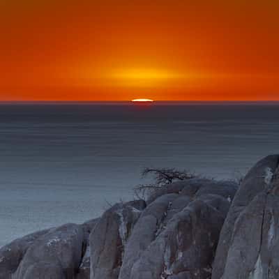 Kubu Island looking onto Sua Pan, Botswana