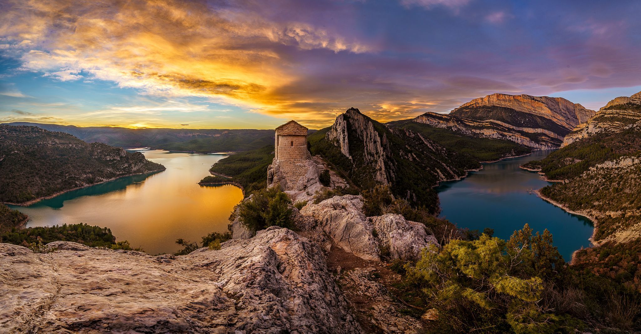 La Pertusa Hermitage in Corça, Spain
