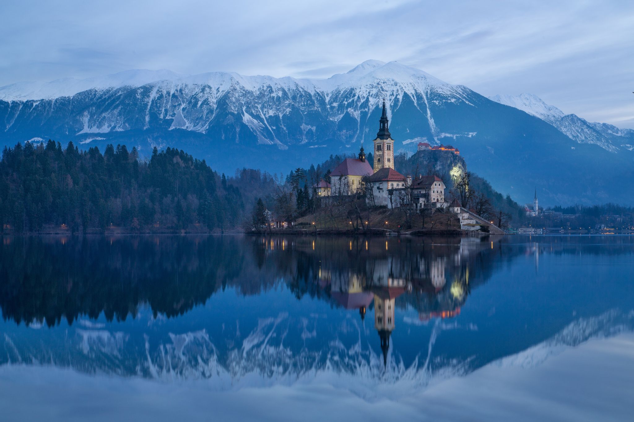 Lake Bled, Julian Alps, Slovenia