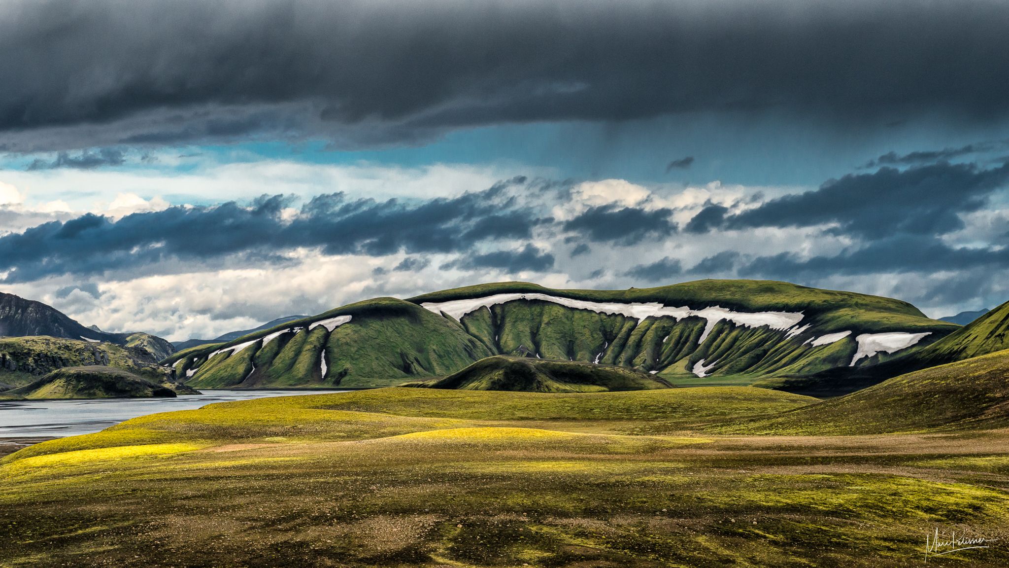 Landmannalaugar color cake mountains, Iceland