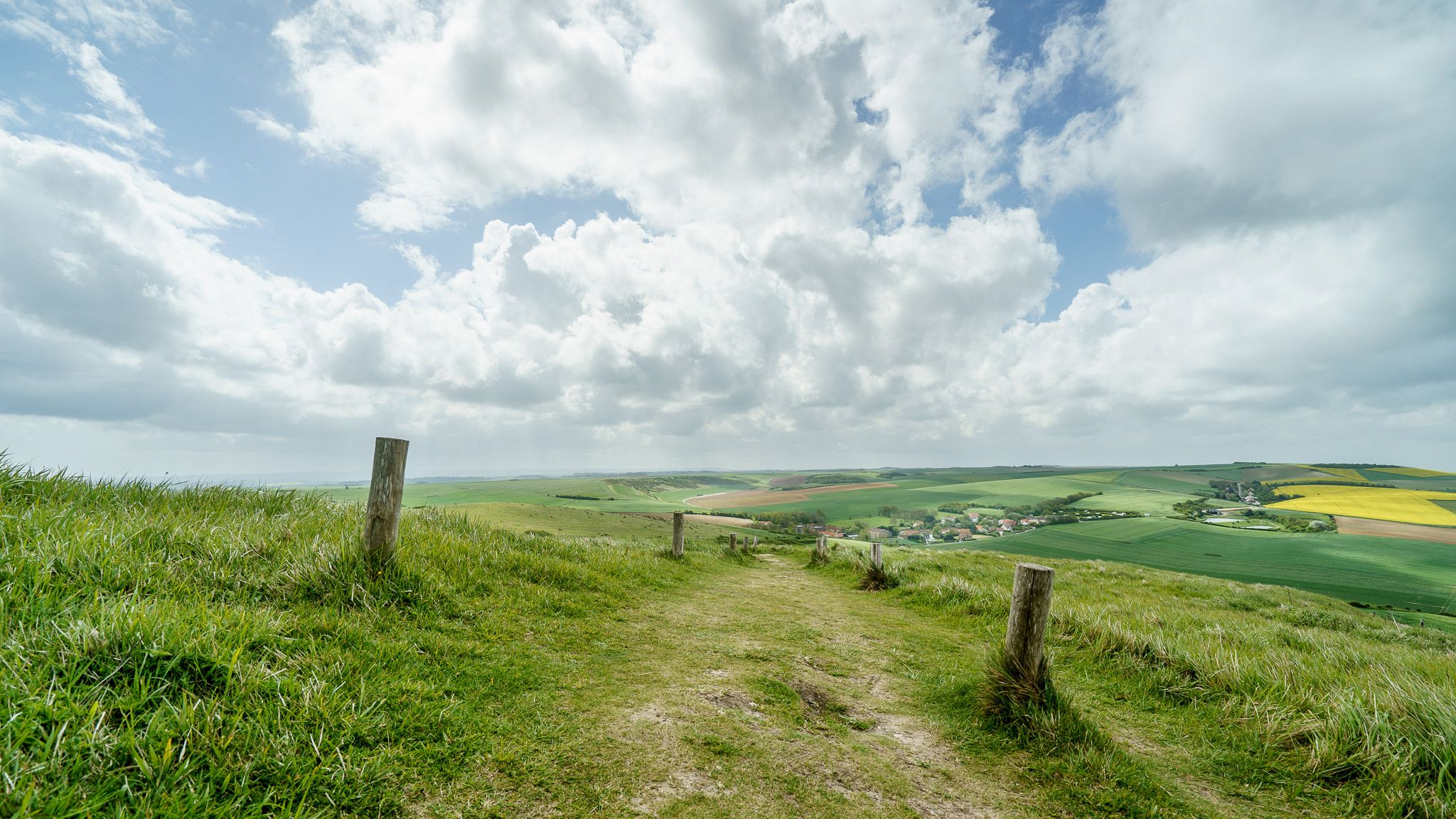 Landscape near Blanc-Nez, France