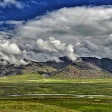 Landscape near Hvitsrkur spot, Iceland