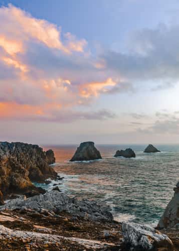 Les Tas de Pois, dusk colors