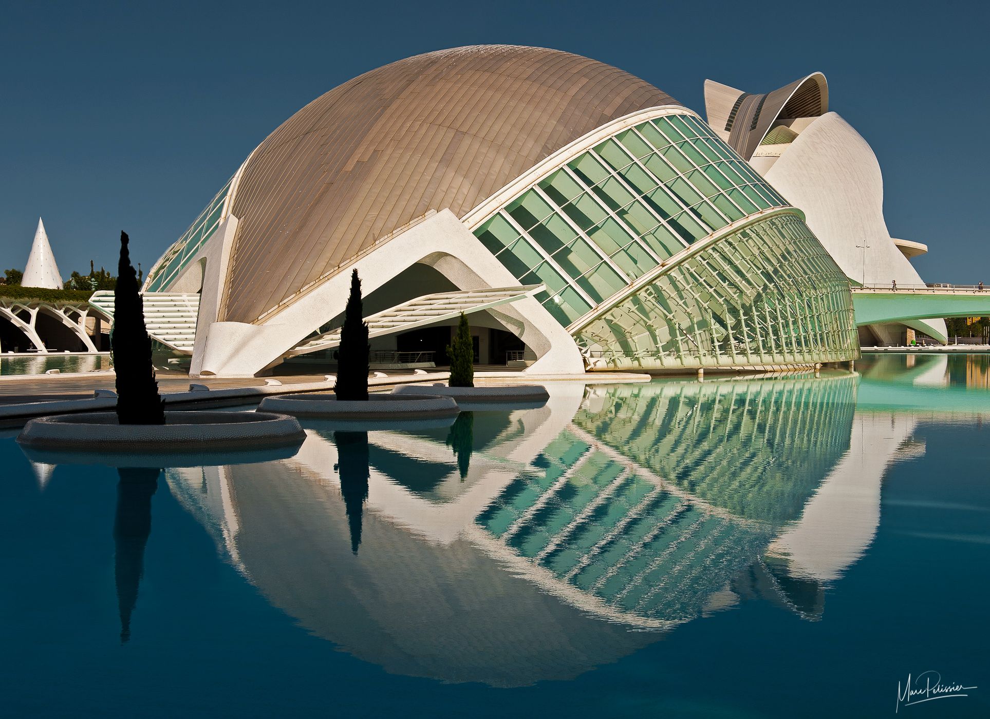 Hemisfèric & Palace of Arts, east view, Spain