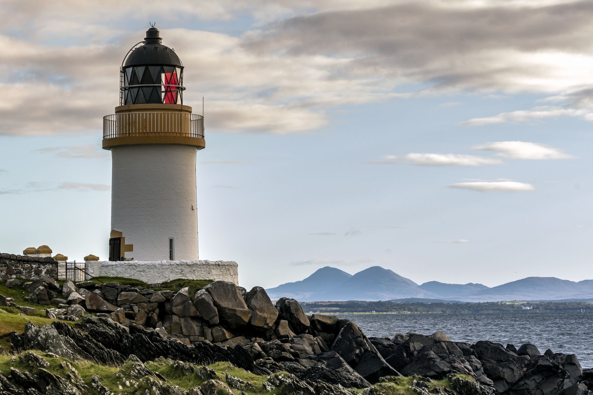 Loch Indaal (Rubh' an Duin) Lighthouse on the Isle of Islay, United Kingdom