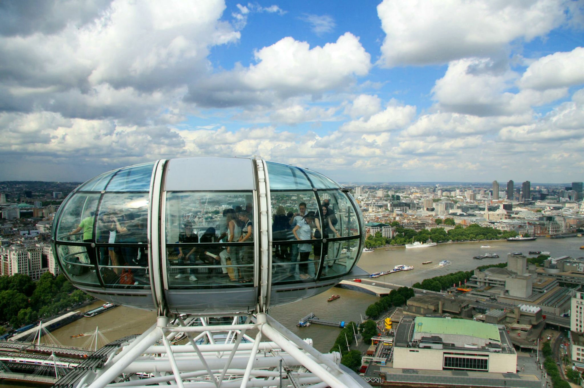 View from London Eye Cabin, United Kingdom