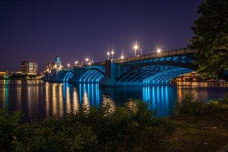 Longfellow Bridge Blue Hour Boston