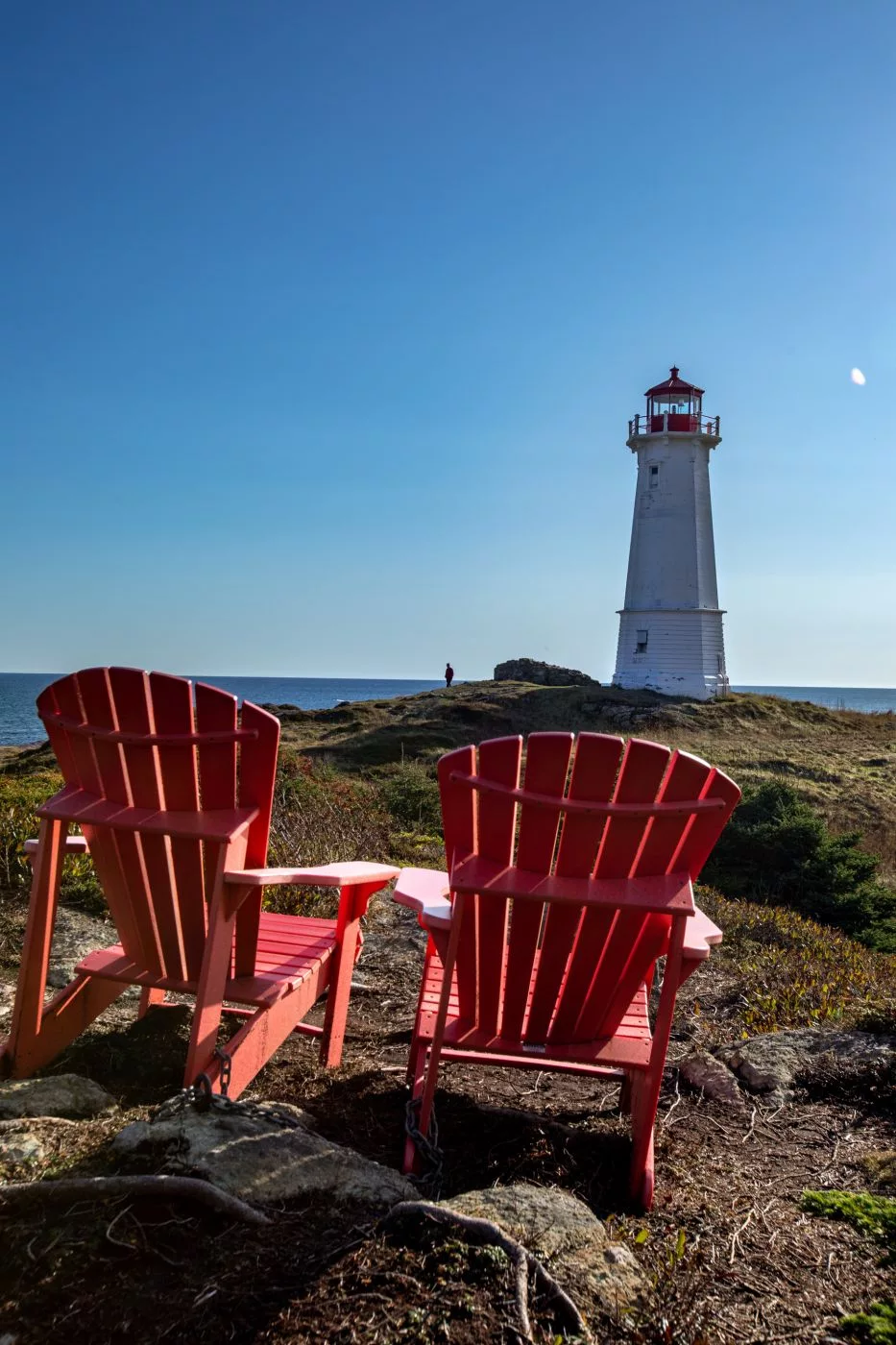 Louisbourg Lighthouse best seats Cape Breton Nova Scotia, Canada