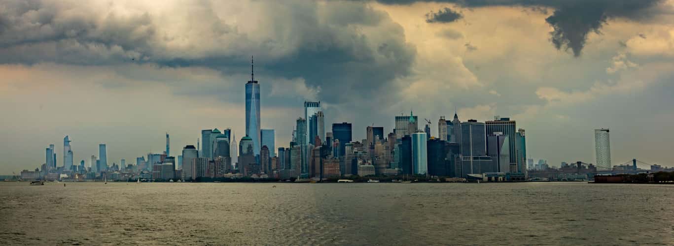 Lower Manhattan from Staten Island New York
