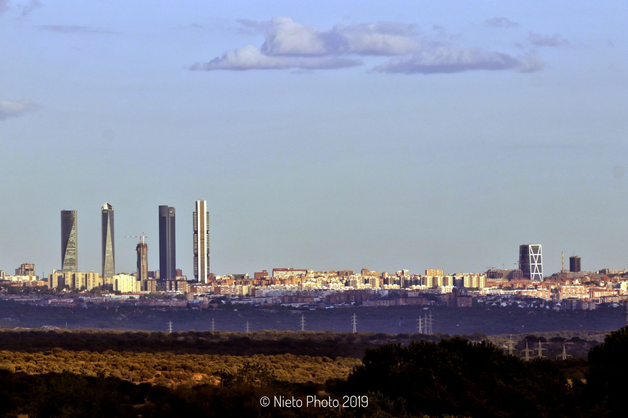 Madrid from Las Rozas, Spain