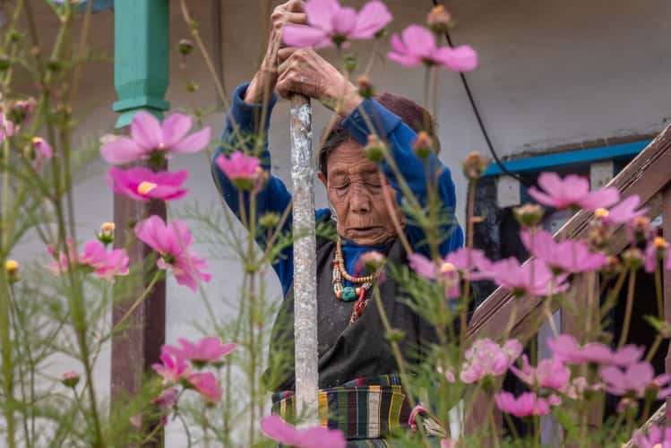 Making tibetan butter