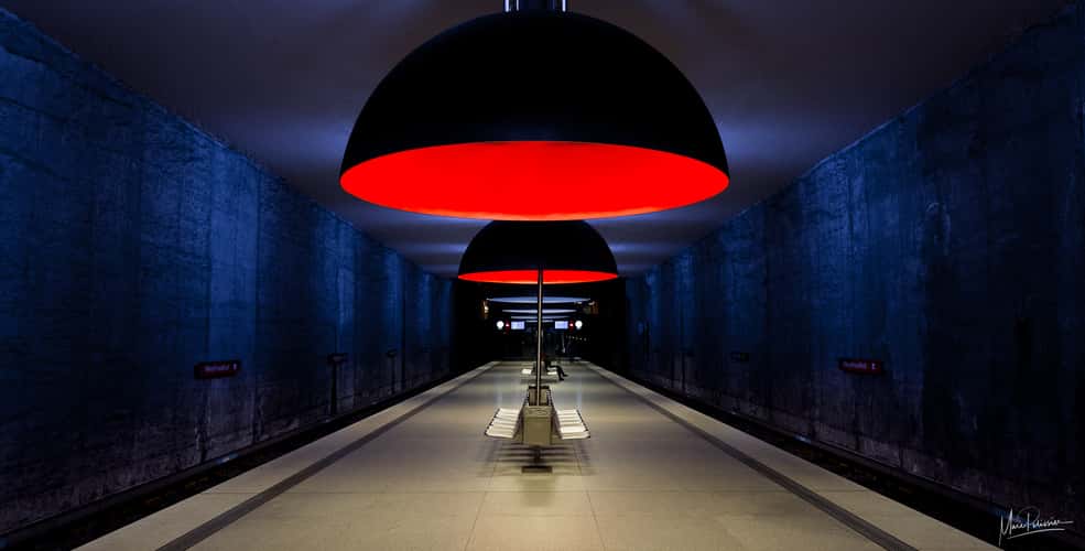 Metro station Westfriedhof, Munich