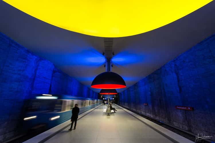 Metro station Westfriedhof, Munich