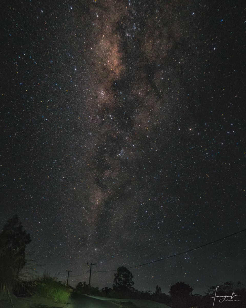 Milkyway Over Batur Mount, Indonesia