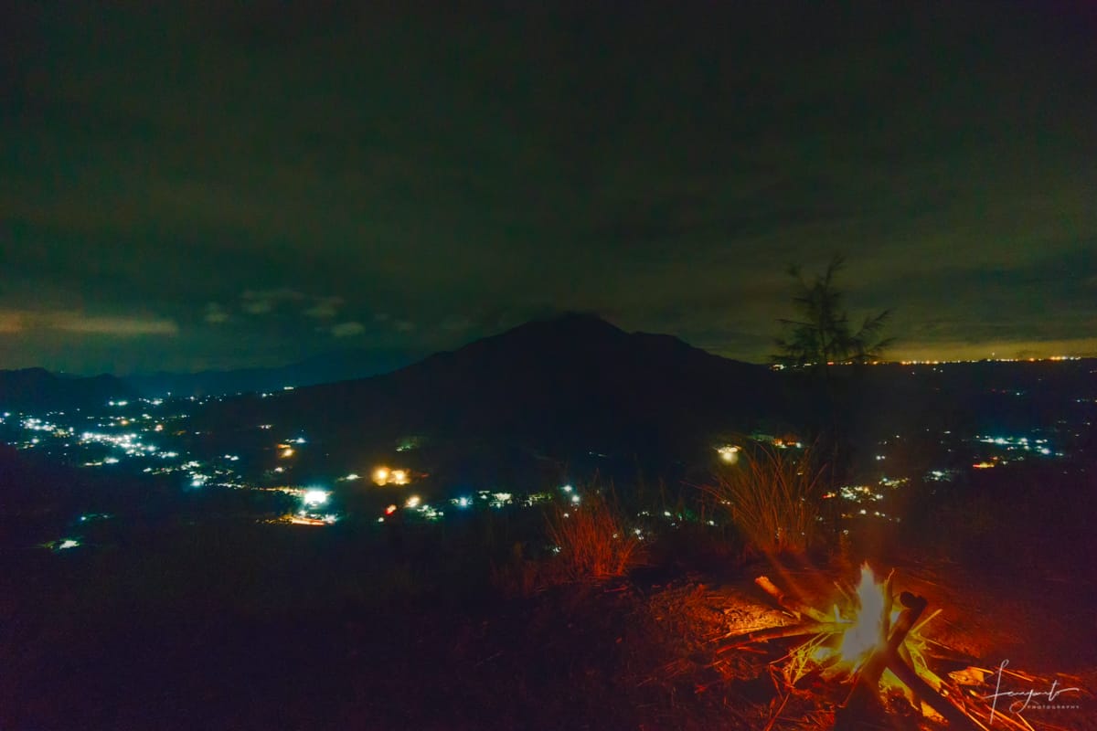 Milkyway Over Batur Mount, Indonesia
