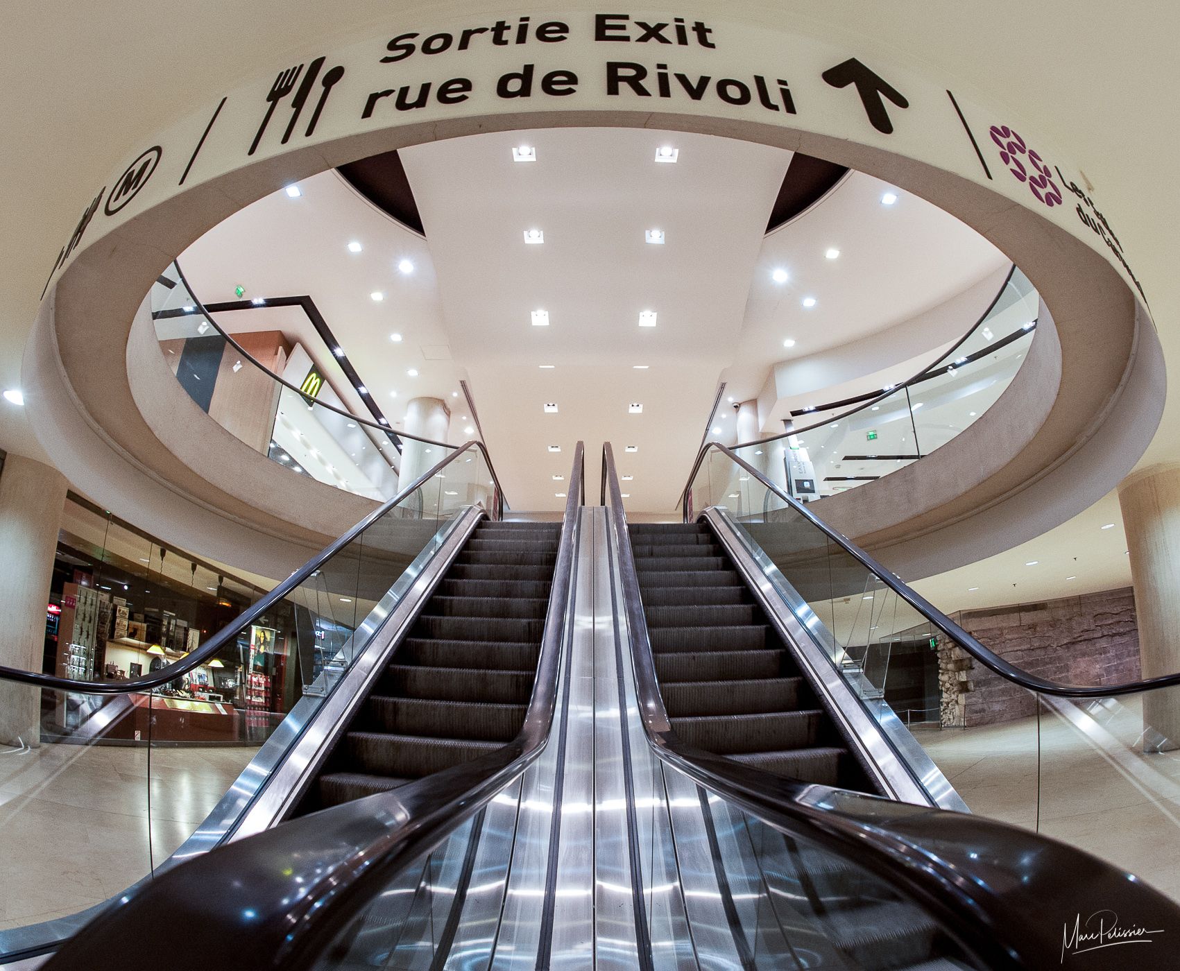 Modern alien in commercial gallery, France