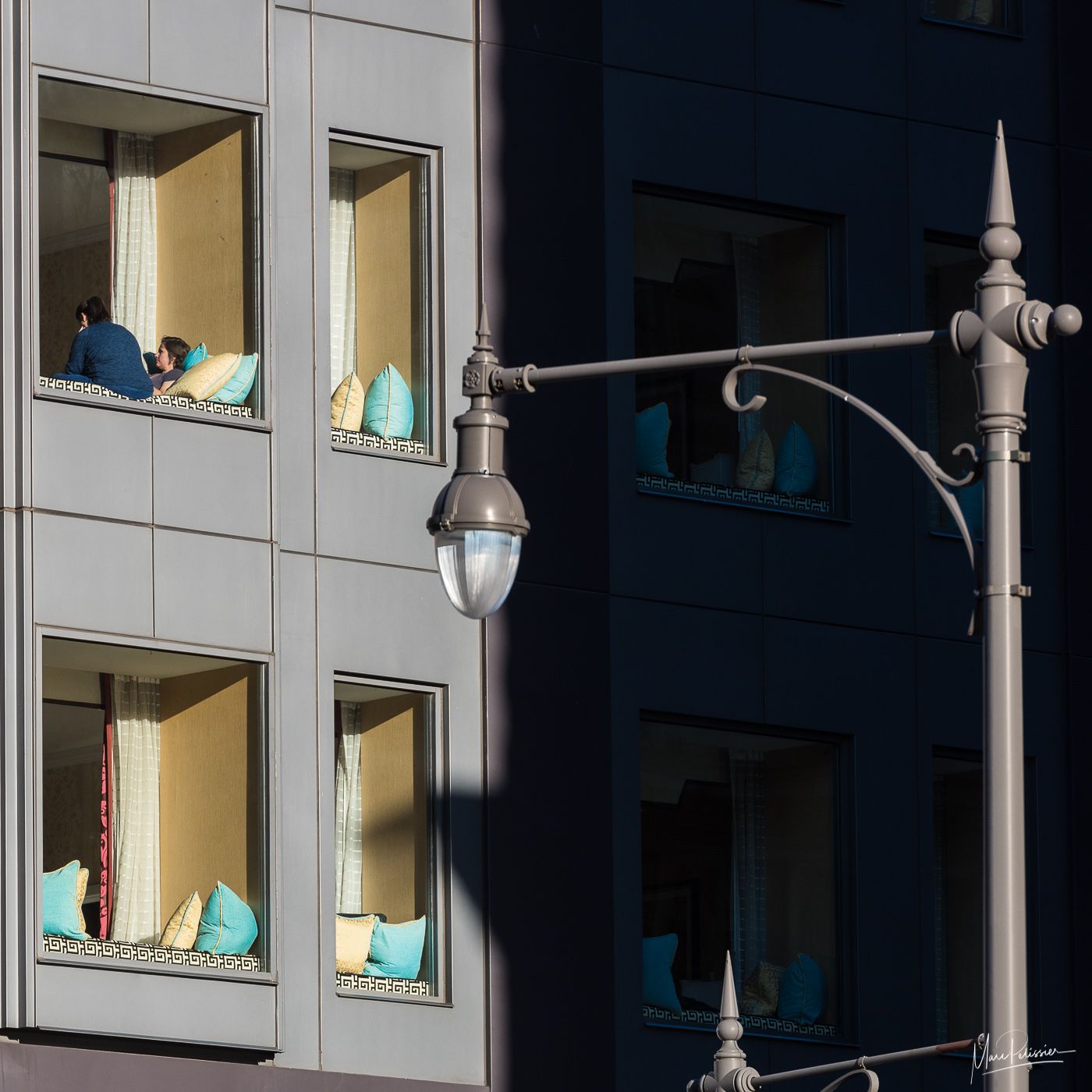 Monaco hotel windows, USA