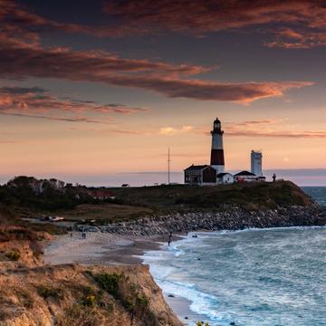 Montauk Lighthouse from Camp Hero Long Island, USA