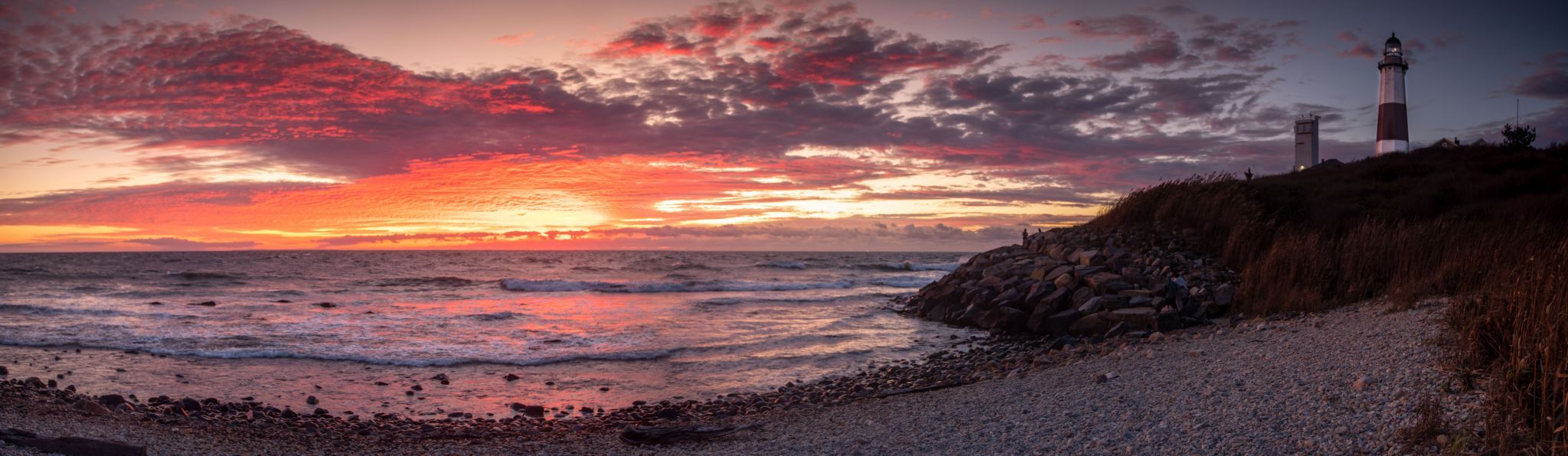 Montauk Lighthouse Pano Long Island, USA
